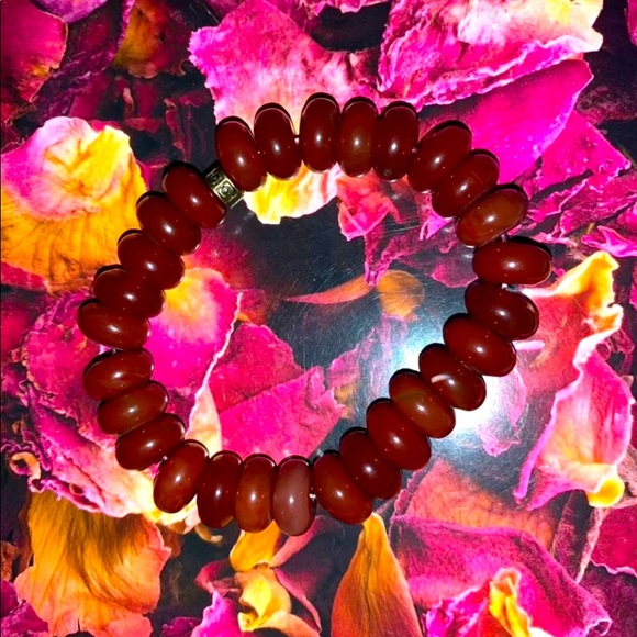 🧿2/$15 New ✋🏼Handmade 10mm Natural Carnelian Rondel Stone Stretch Bracelet - Picture 12 of 12